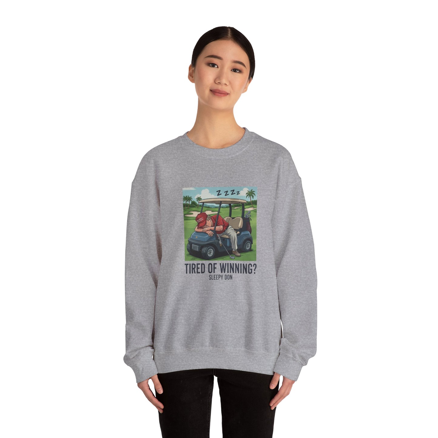 Copy of Copy of 2Crewneck Sweatshirt — Political Satire 'Is He Dead Yet?