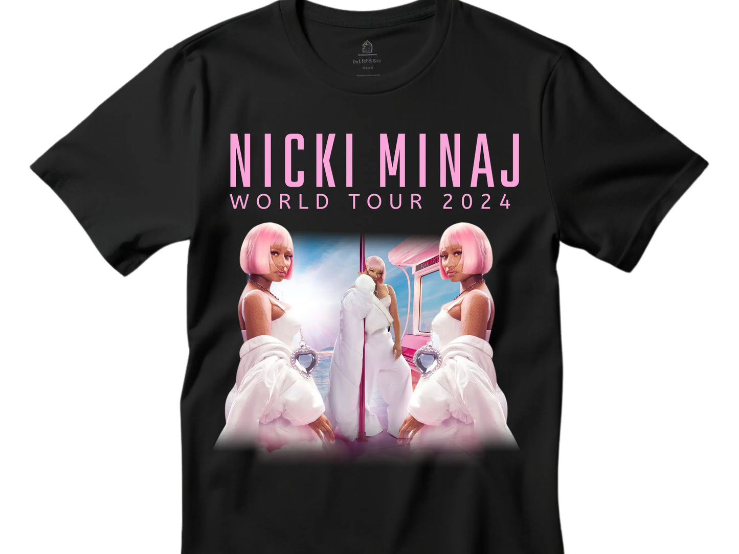 Pink Friday 2: Nicki Minaj Concert T-Shirt - Black Threadz