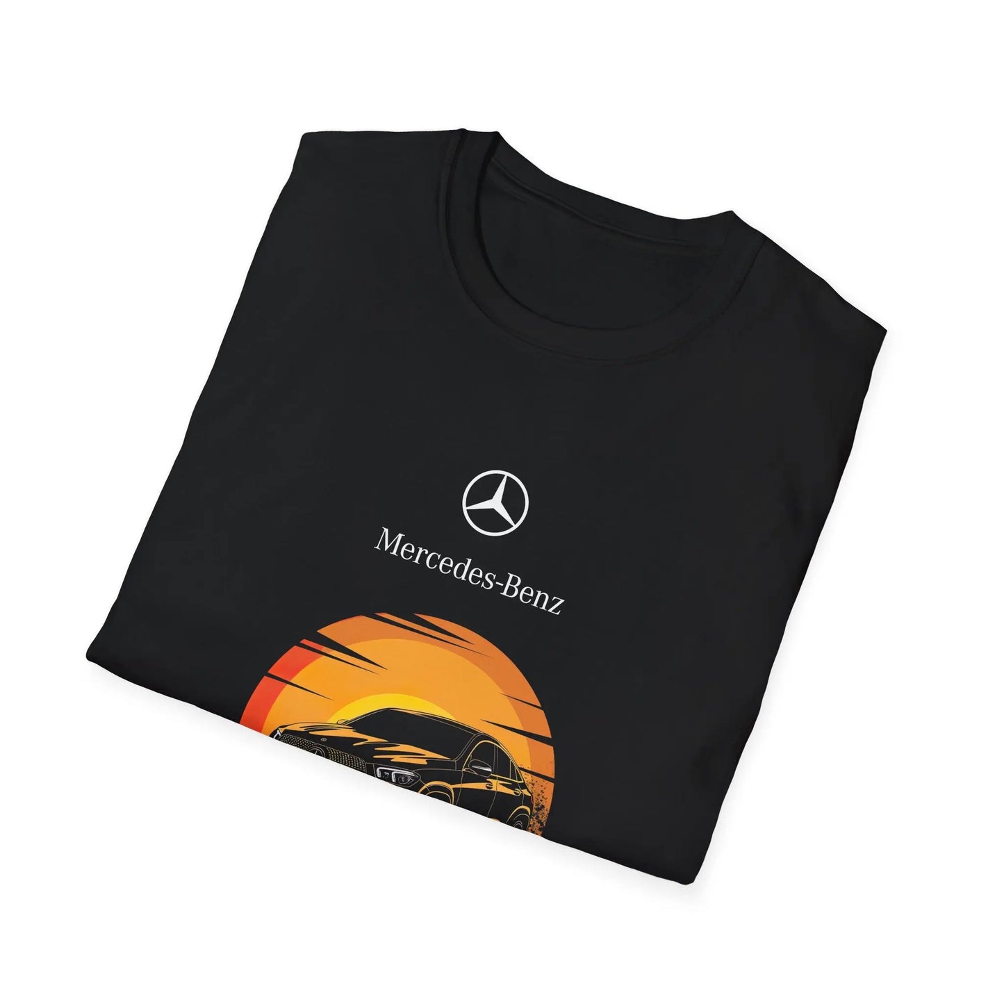 Mercedes GLE Coupe On the Road: Black T-Shirt for Automotive Enthusiasts! - Black Threadz