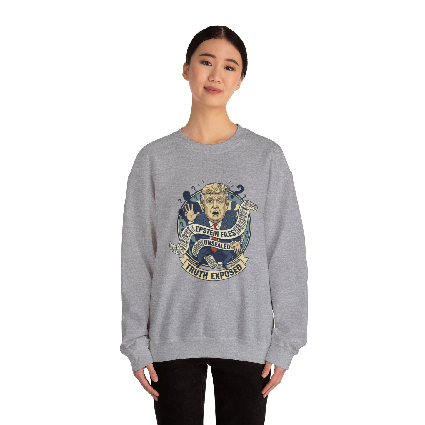 Copy of Copy of Copy of Crewneck Sweatshirt — Political Satire 'Is He Dead Yet?