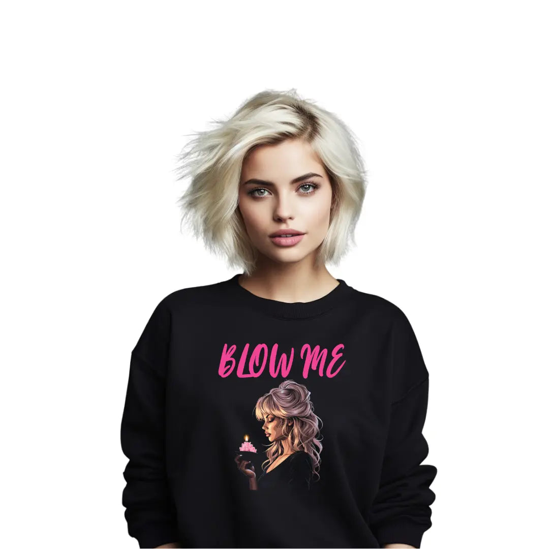 Blow Me Sweatshirt - Black Threadz