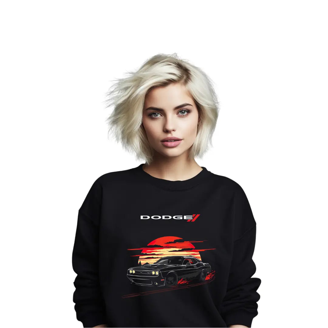 Challenger Sunset Silhouette Sweatshirt - Black Threadz