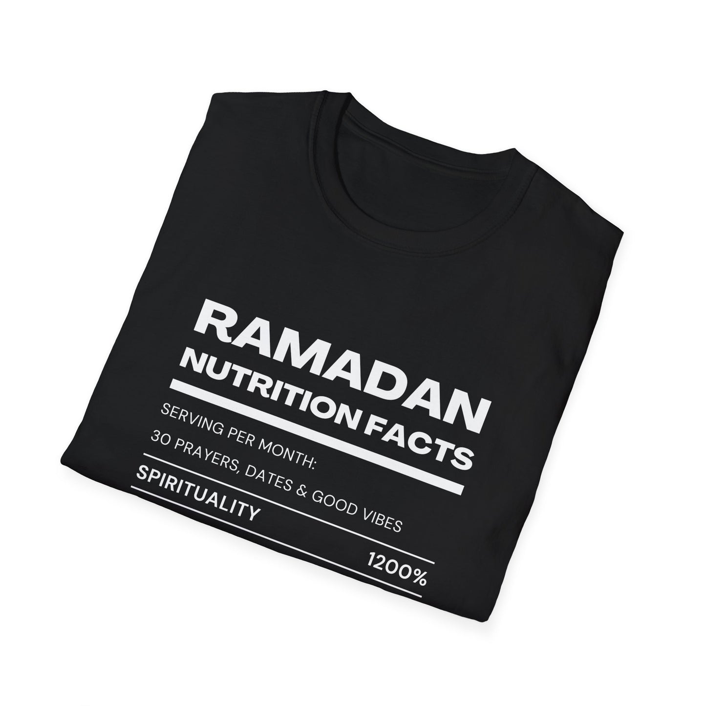 Ramadan Nutrition Facts: Wear Your Faith with Our T-Shirt Label Design