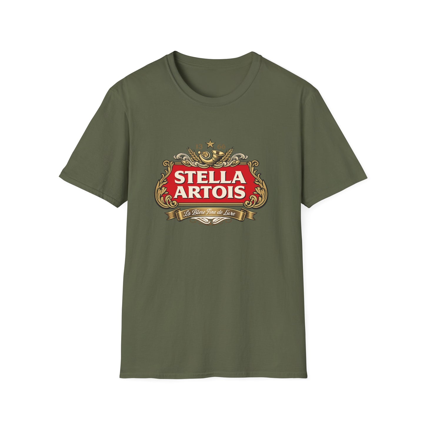 Stella Artois T-Shirt – Beer Fan Tee, Belgian Lager Shirt, Brewery & Bar Merch