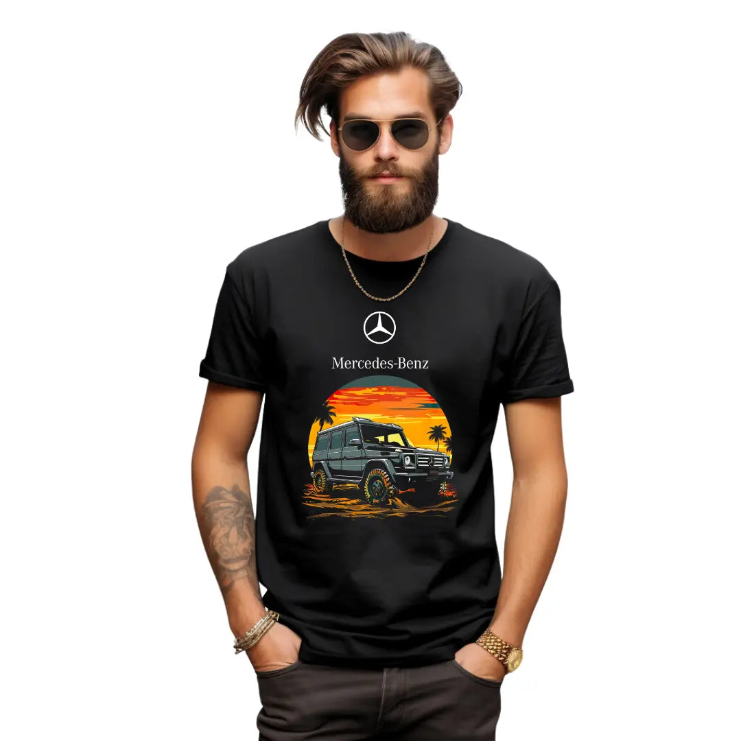 G-Wagon Graphic T-Shirt - Premium Tee with Iconic Luxury SUV Design - Black Threadz