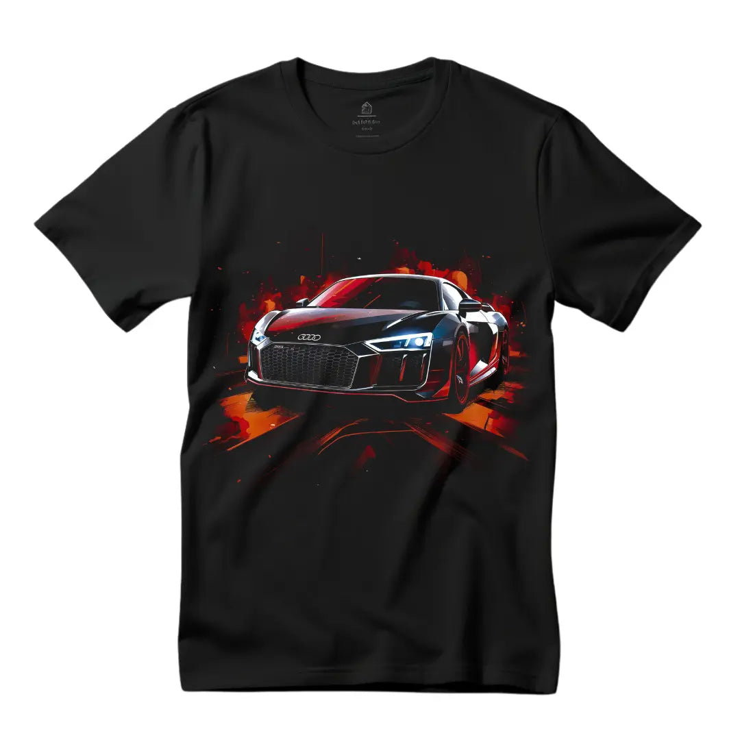 Audi R8 T-Shirt: Embrace Audi's Automotive Excellence - Black Threadz