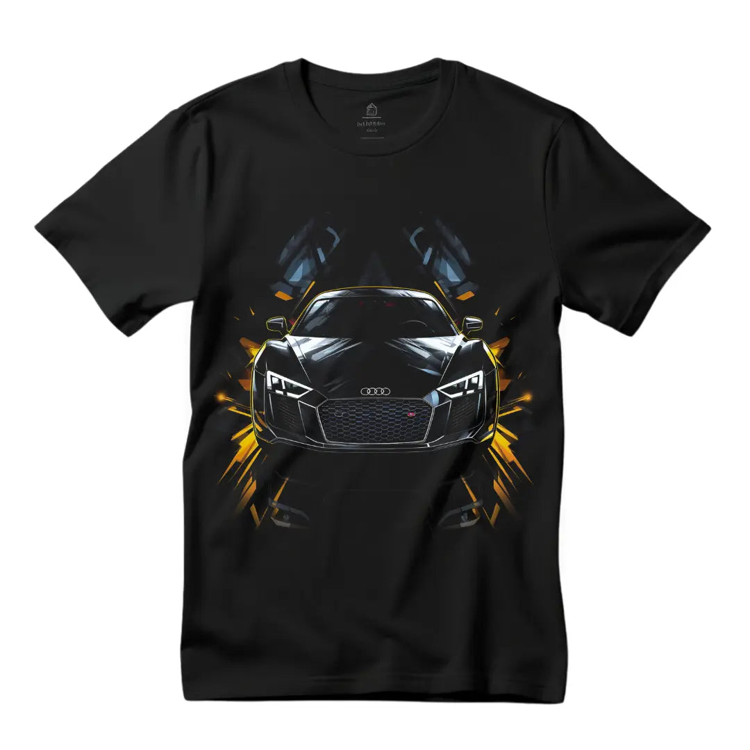 Audi R8 T-Shirt: Embrace Audi's Automotive Excellence - Black Threadz