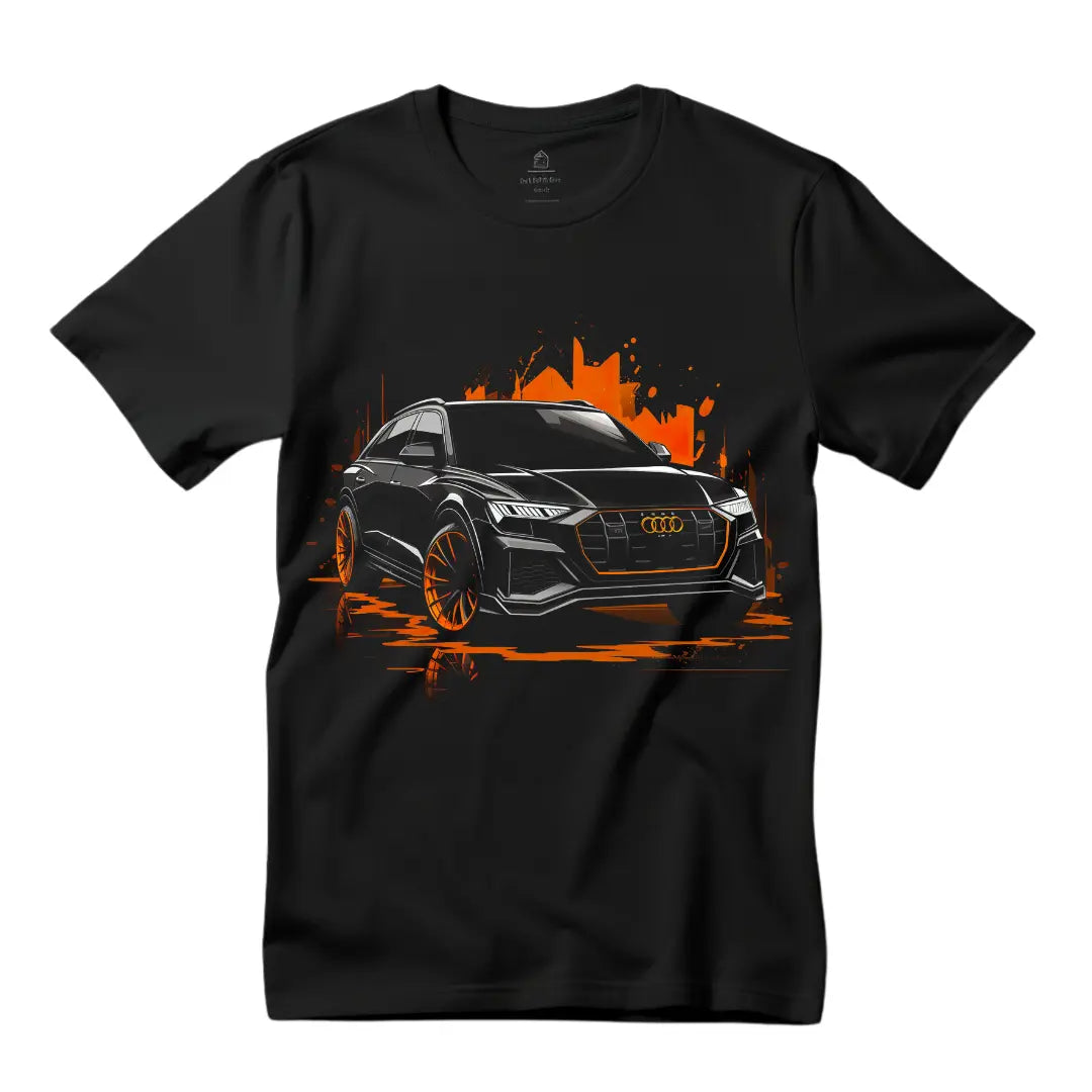 Audi SQ8 T-Shirt: Embrace Sporty Elegance - Black Threadz