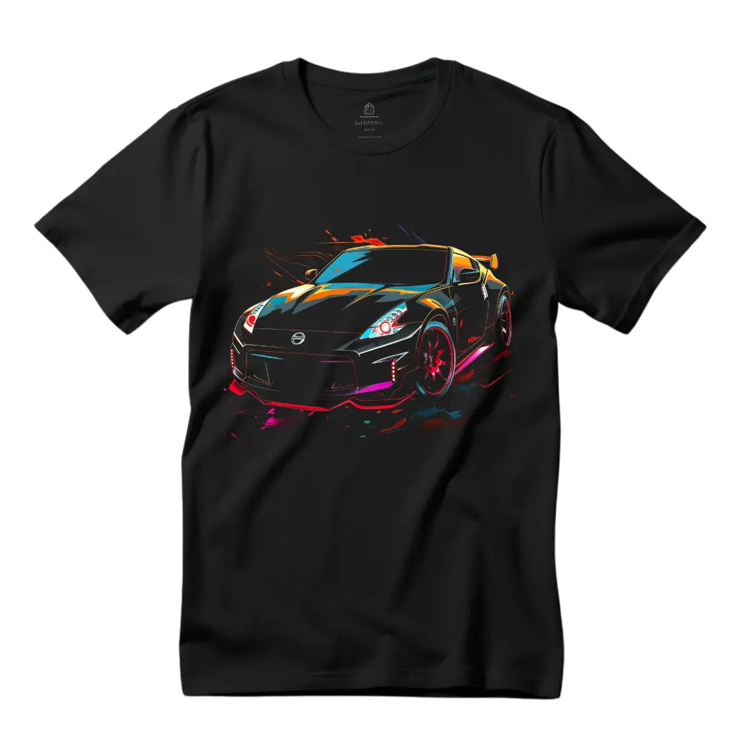 Nissn 370Z T-Shirt: High-Performance Legacy - Black Threadz