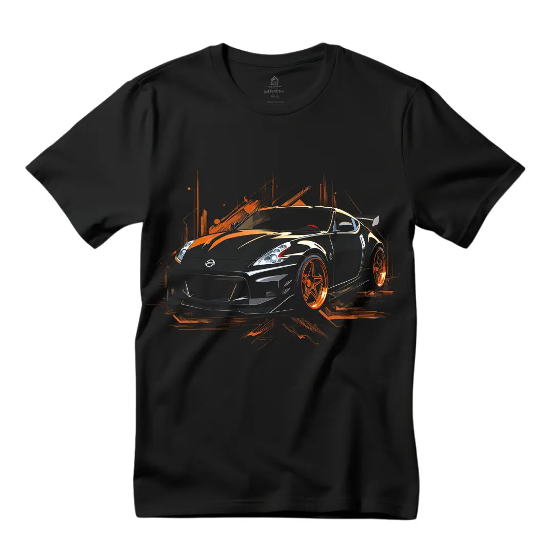 370Z T-Shirt: Celebrate High-Performance Legacy - Black Threadz