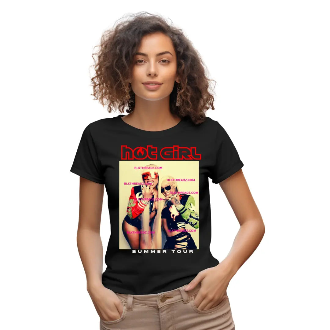 Megan Thee Stallion Hot Girl Summer Concert Shirt - Black Threadz