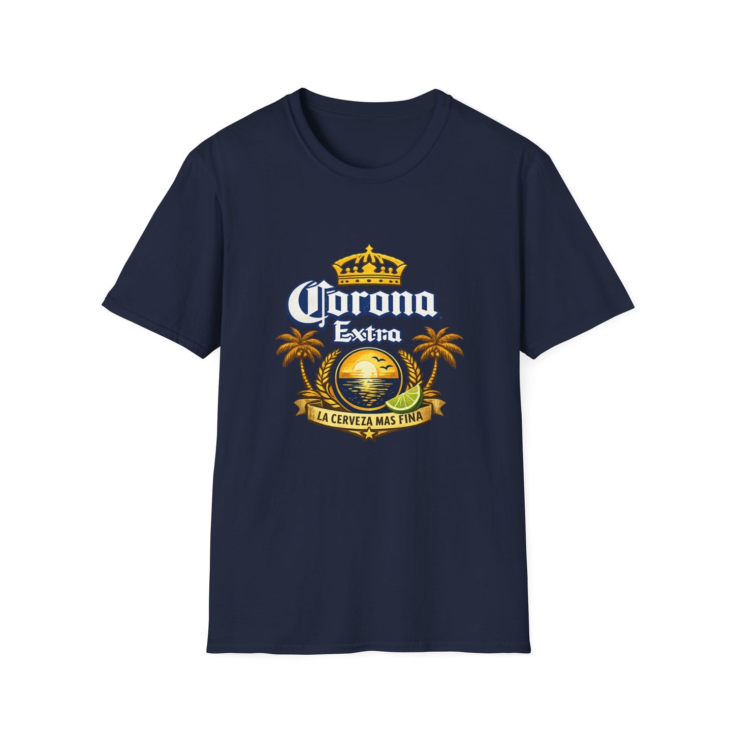 Corona Extra T-Shirt – Beer Lover Tee, Mexican Lager Shirt, Brewery & Bar Merch