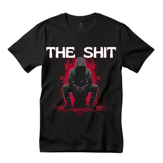 The $hit Graphic Tee for Laid-Back Statements - Black Threadz