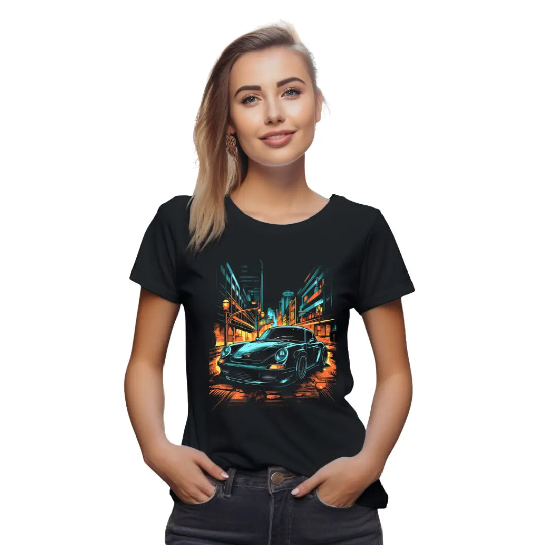 Porsche T-Shirt: Embrace Automotive Excellence - Black Threadz