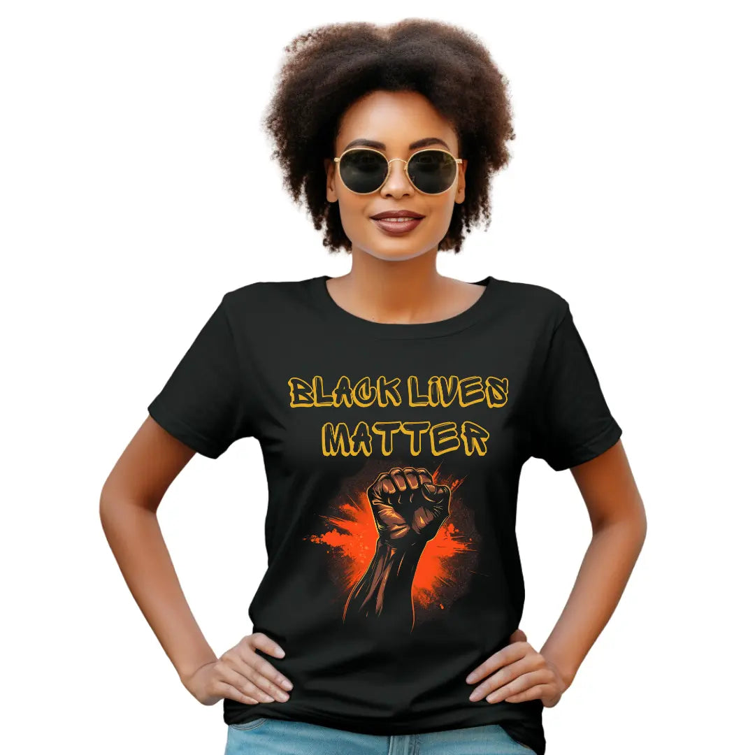 Black Lives Matter' Graphic Tee for Advocacy and Style - Black Threadz