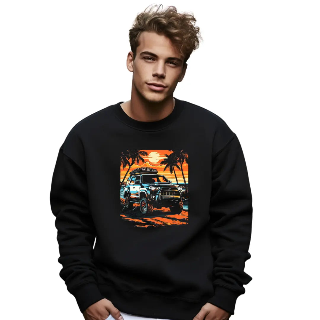 Toyota 4Runner Sweatshirt: Celebrate Adventure and Style - Black Threadz