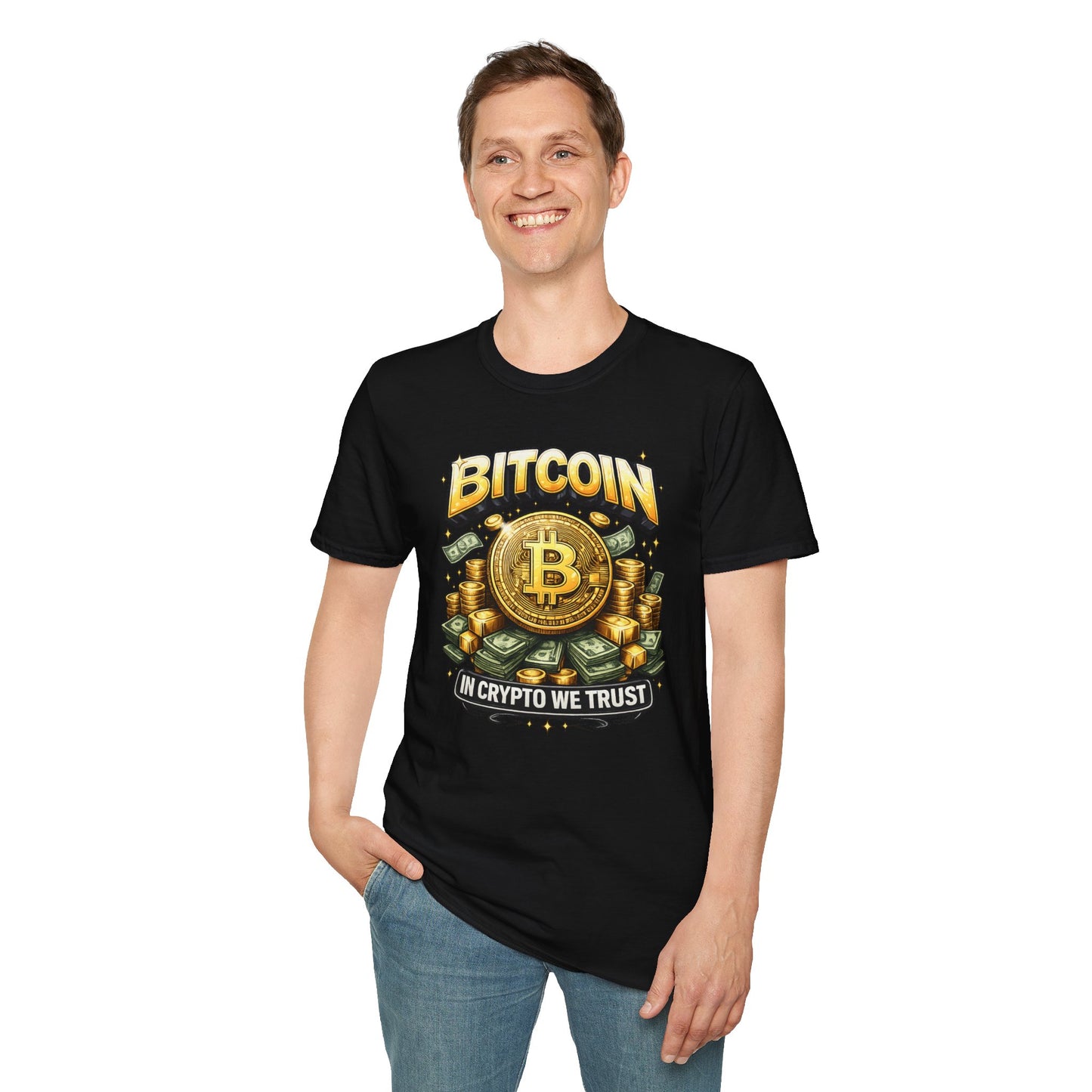 Bitcoin T-Shirt – Crypto Investor Graphic Tee, BTC Shirt for Traders & Blockchain Enthusiasts, Cryptocurrency Streetwear Gift