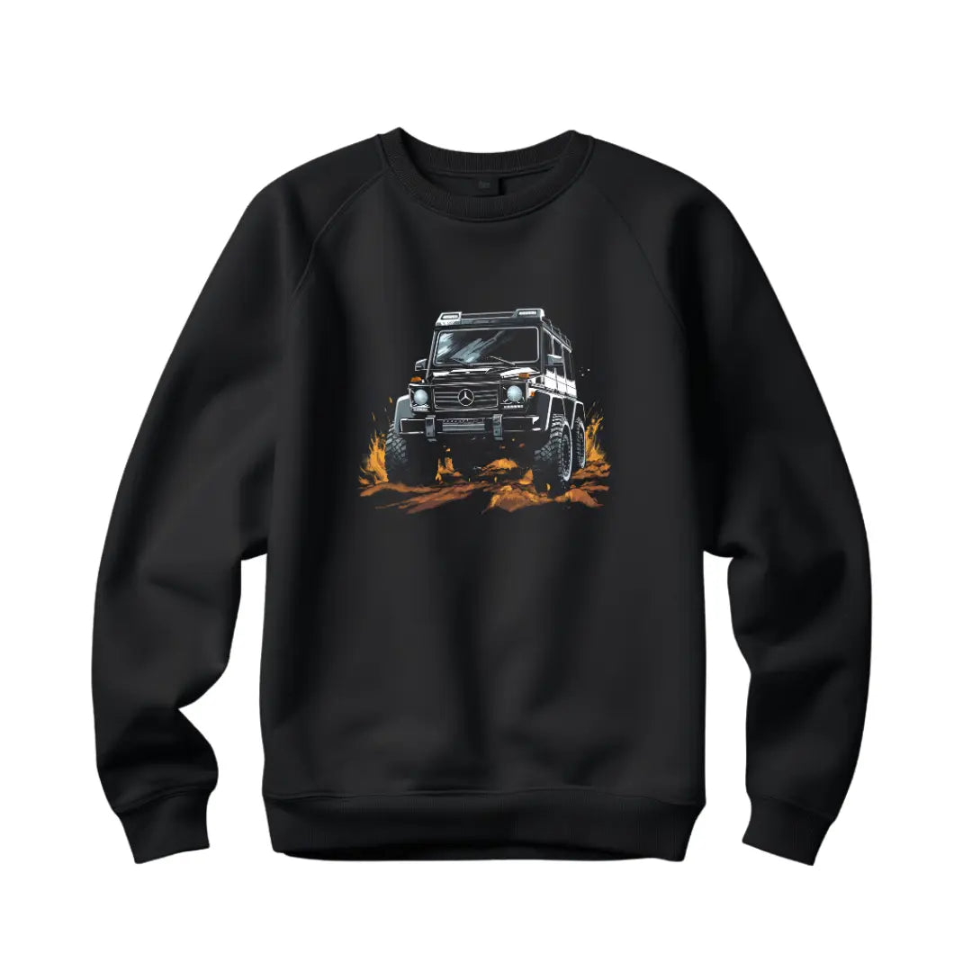 G-Wagon Sweatshirt: Celebrate Luxury and Adventure - Black Threadz