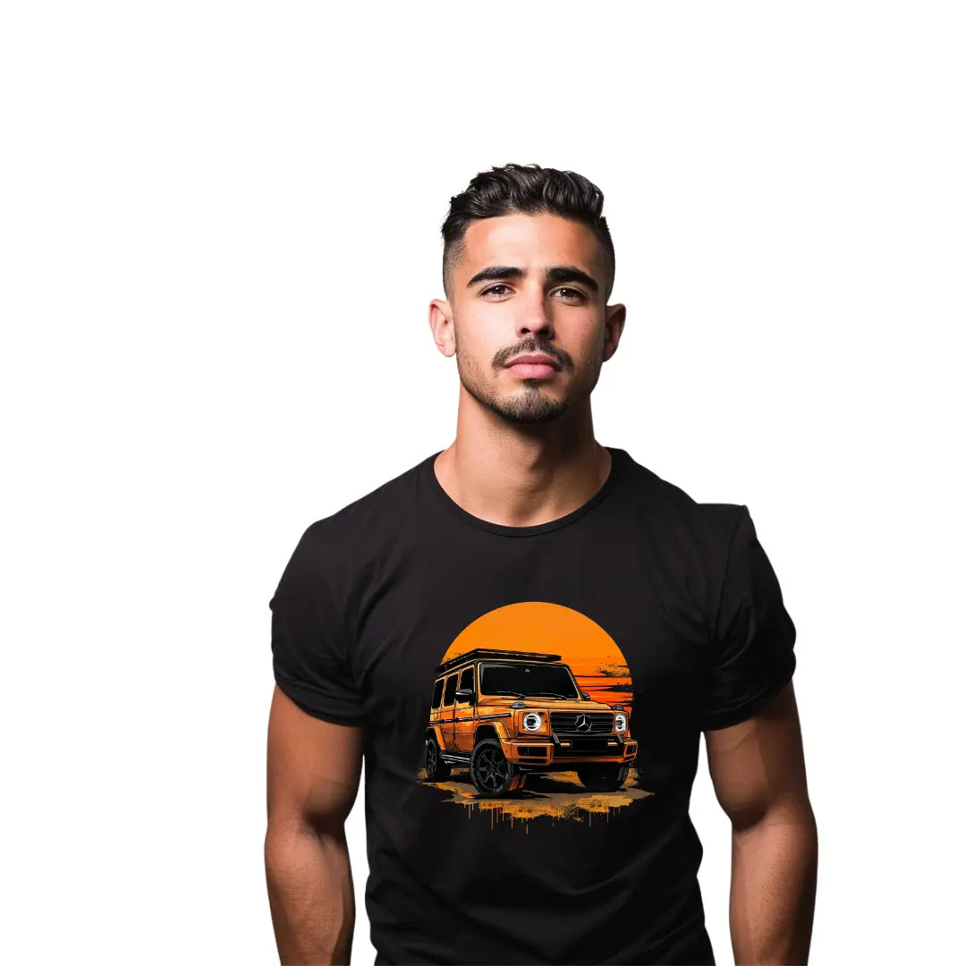 G-Wagon Graphic T-Shirt - Premium Tee with Iconic Luxury SUV Design - Black Threadz