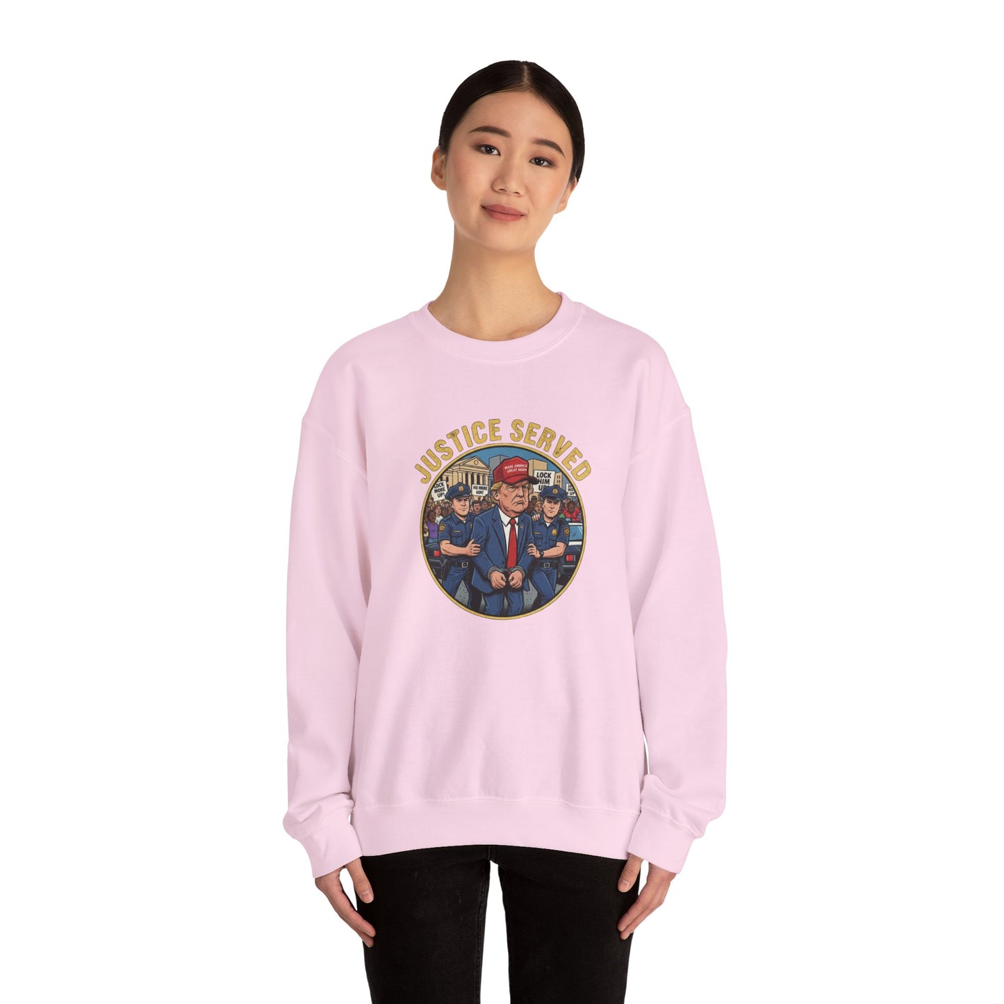 8 Crewneck Sweatshirt — Political Satire 'Is He Dead Yet?
