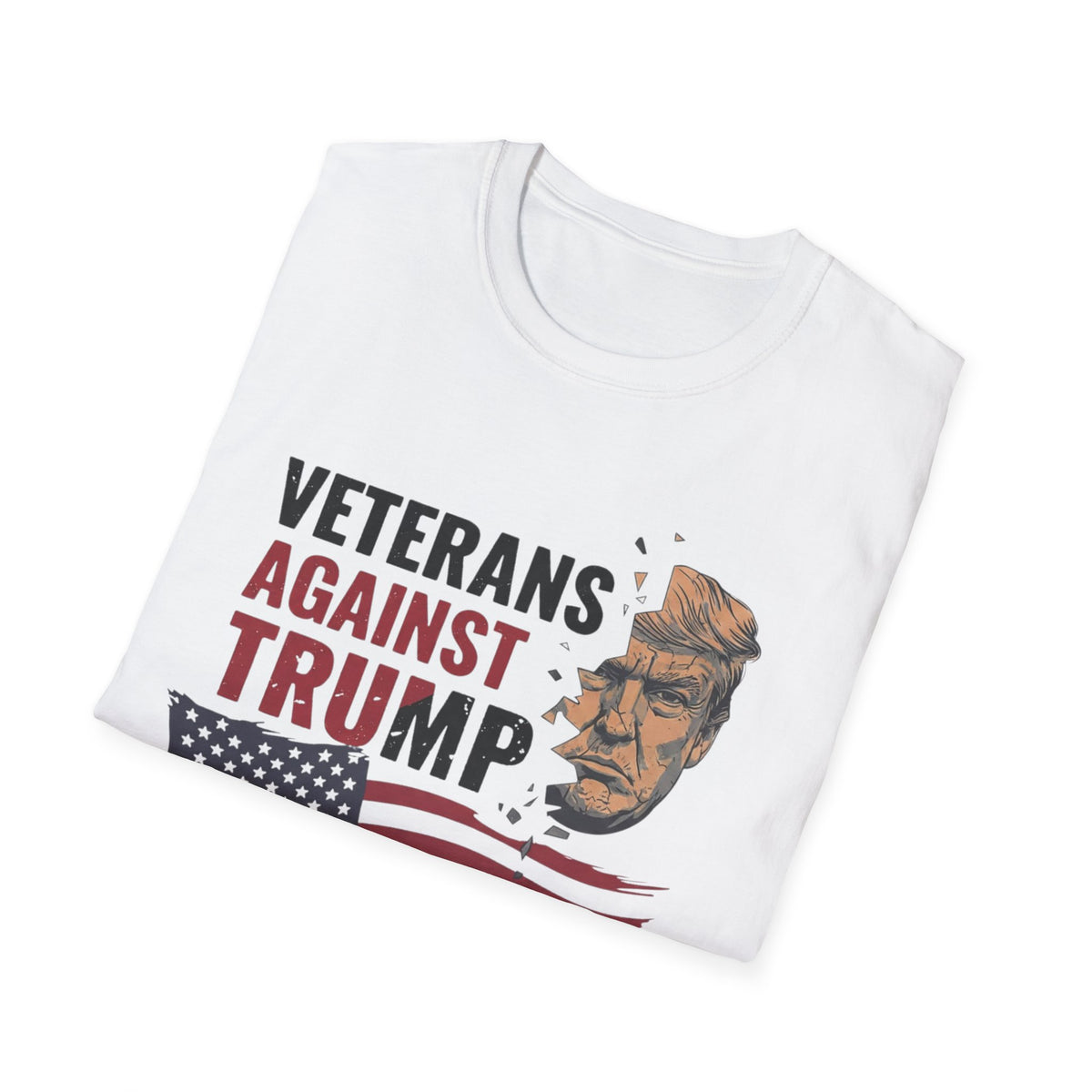 Veterans Against Trump T-Shirt | Patriotic No Kings & Protest Apparel