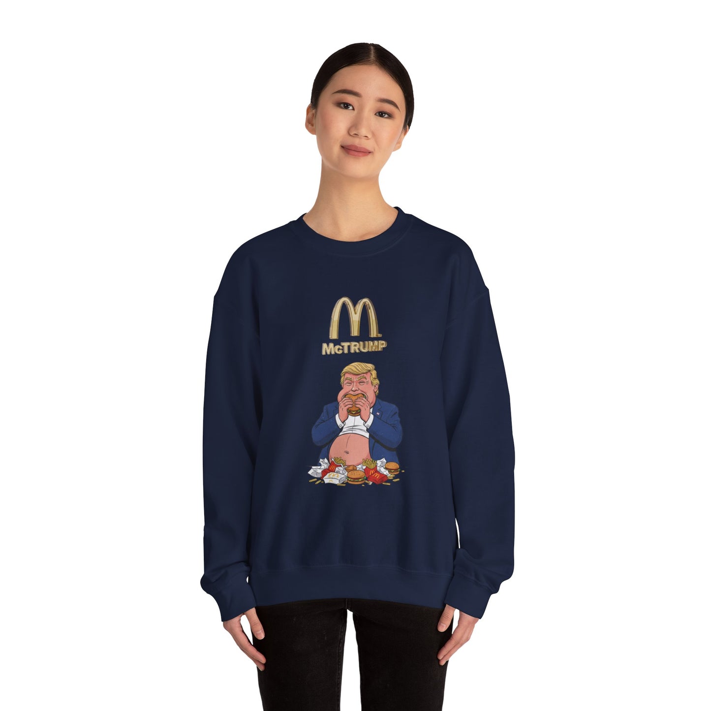 1Crewneck Sweatshirt — Political Satire 'Is He Dead Yet?