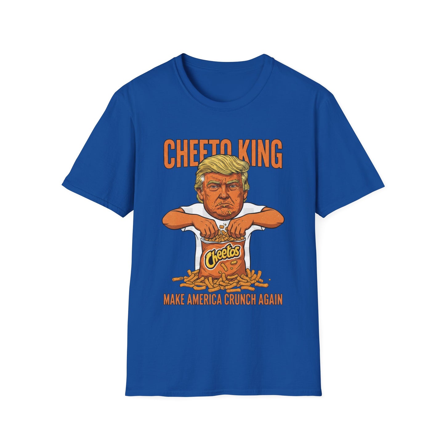 Cheeto King Anti-Trump T-Shirt | No Kings Political Satire Apparel