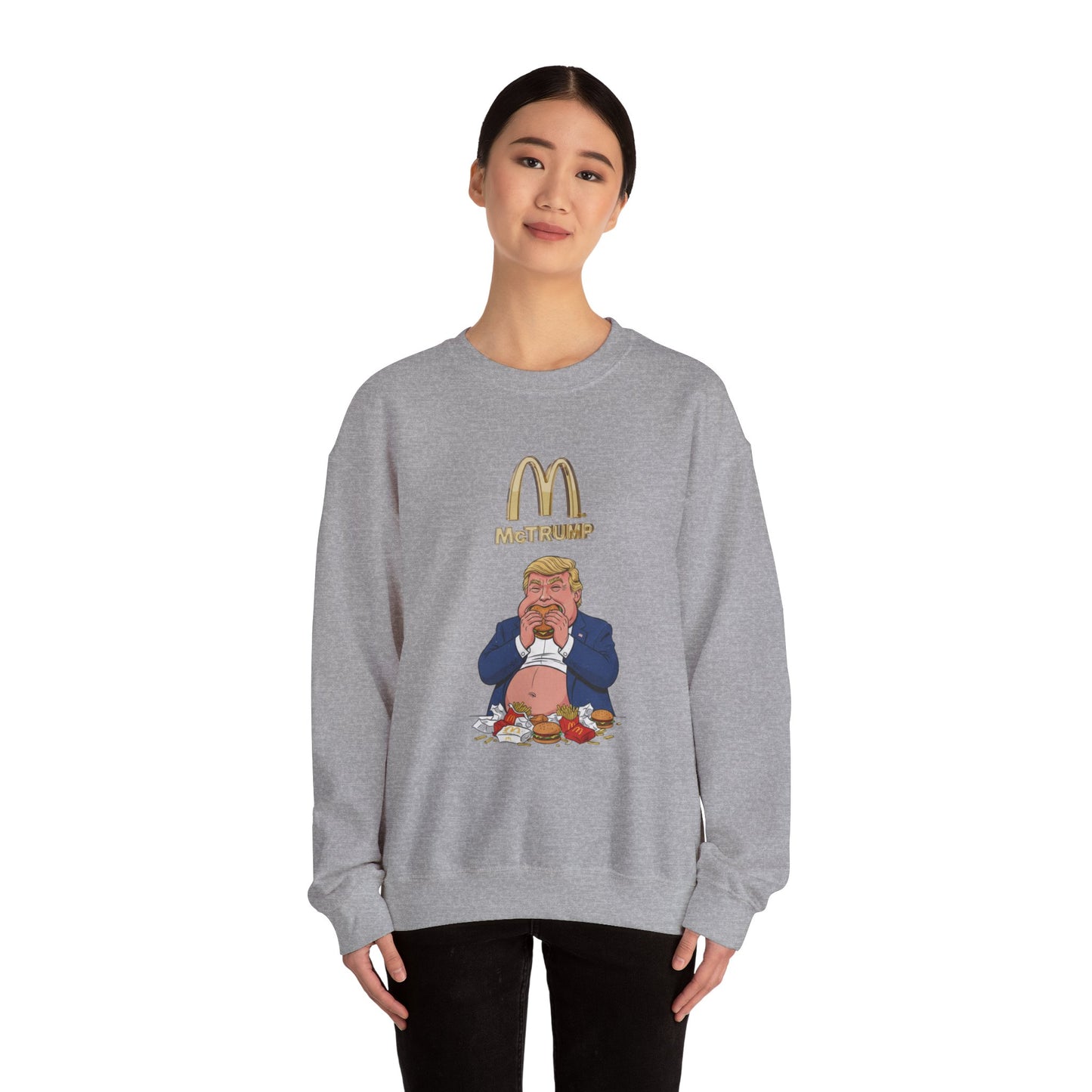 1Crewneck Sweatshirt — Political Satire 'Is He Dead Yet?