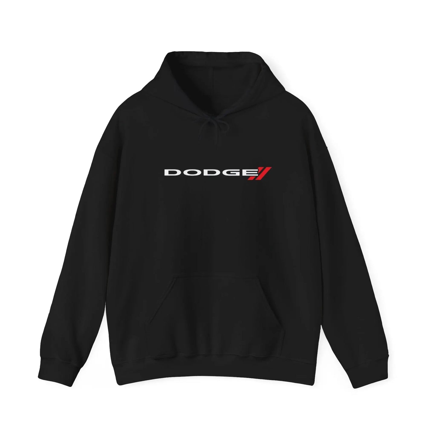 Drive into the Sunset with Our Dodge Challenger Black Hoodie - Black Threadz