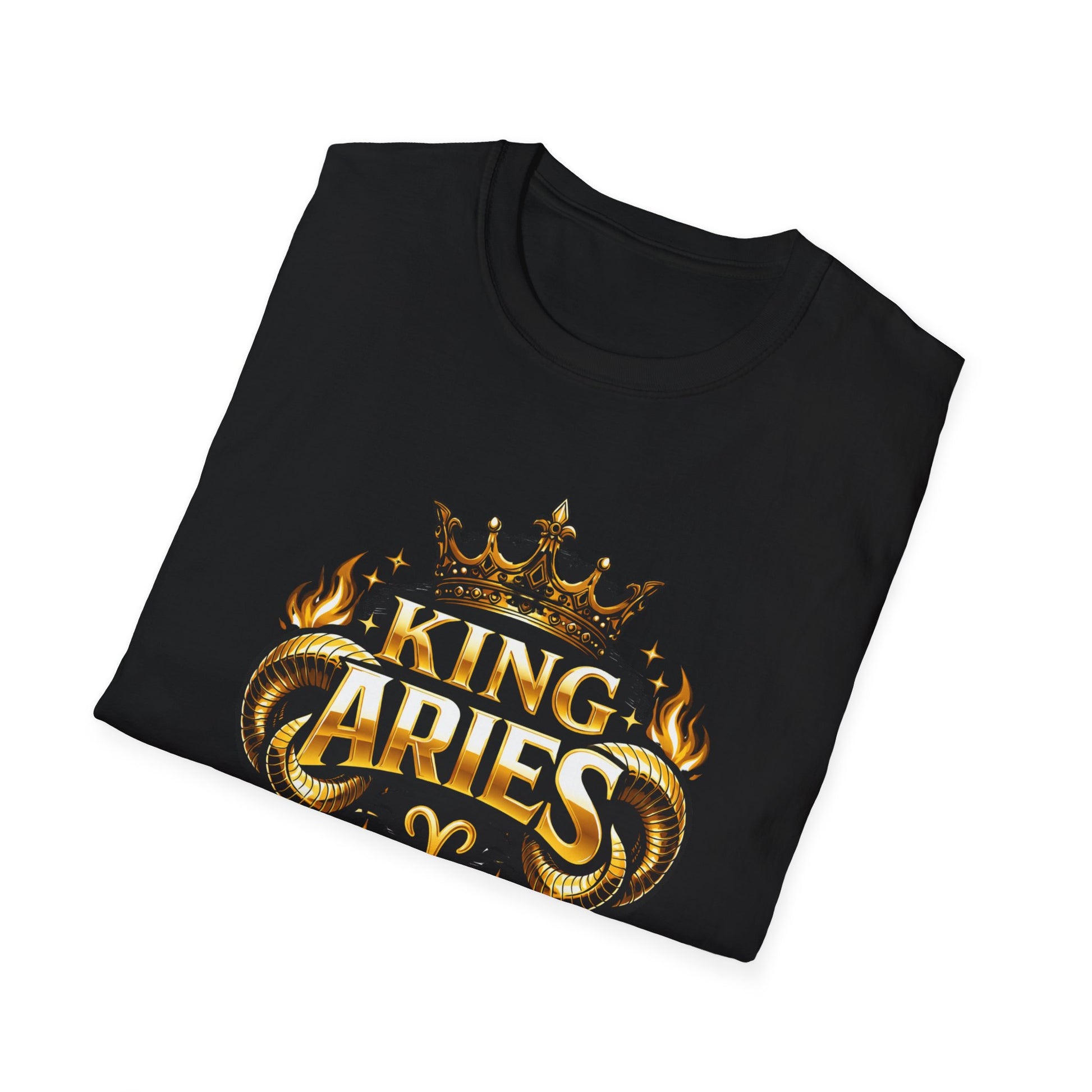 Black t-shirt with whiskey-themed design on a white background