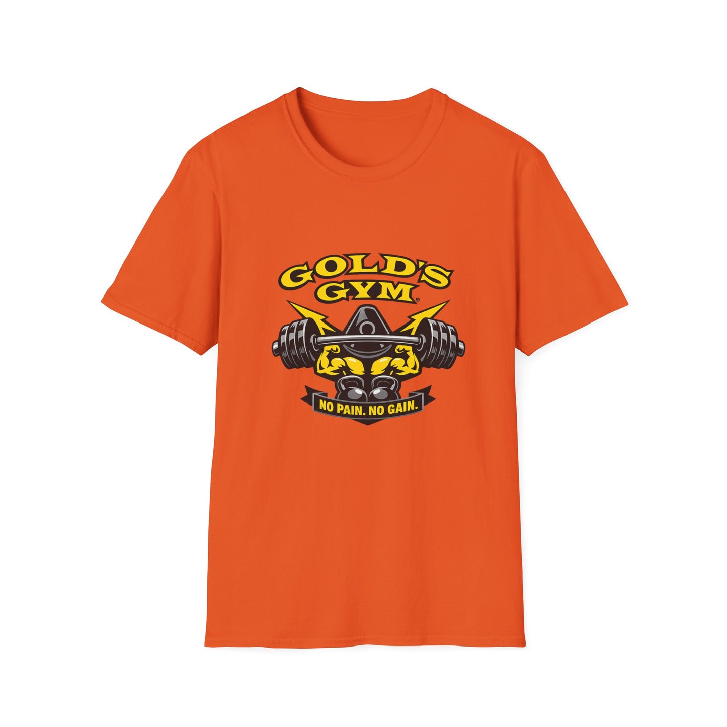 Gold’s Gym T-Shirt – Classic Bodybuilding Workout Tee – Vintage Fitness Graphic Shirt – Unisex Muscle Training Top for Men & Women