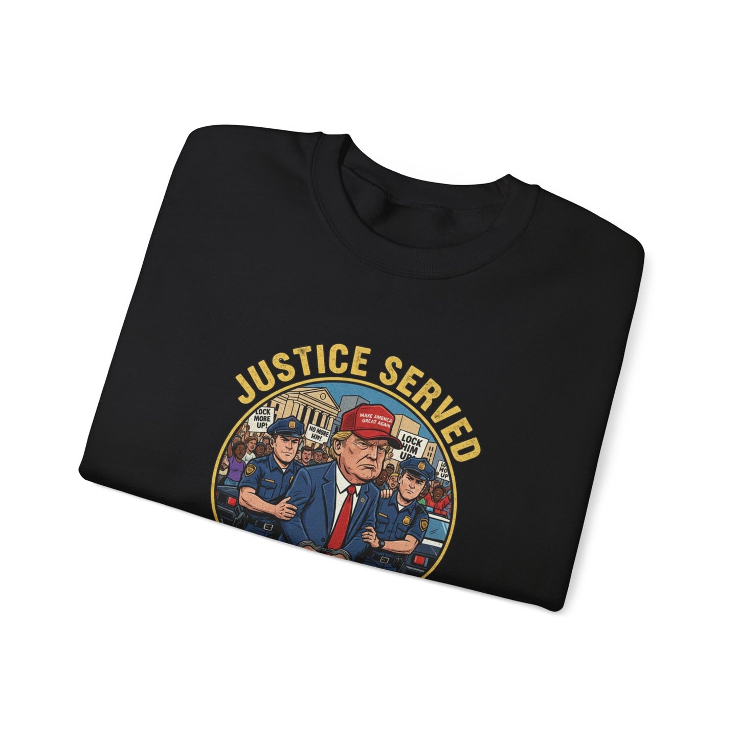 8 Crewneck Sweatshirt — Political Satire 'Is He Dead Yet?