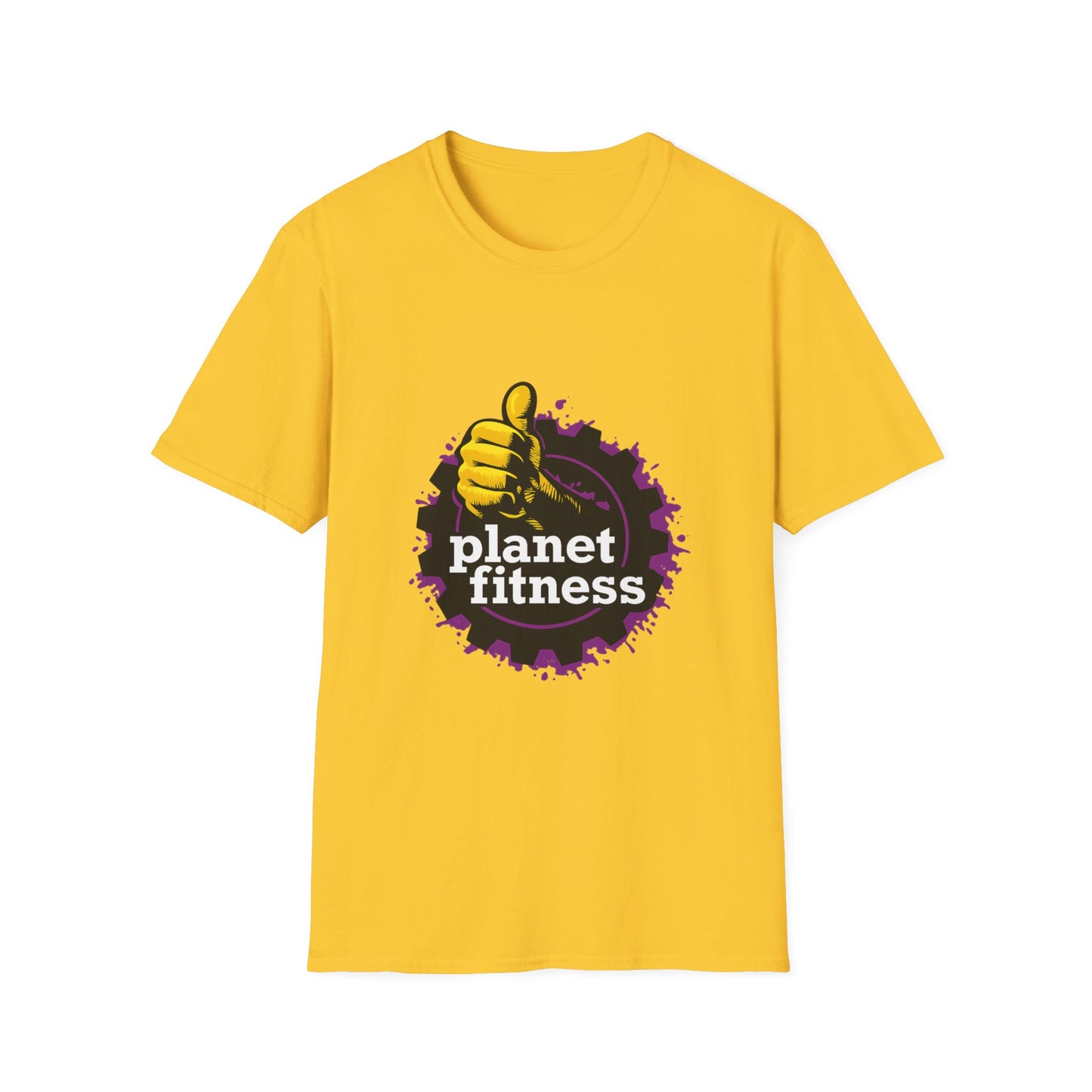 Planet Fitness T-Shirt – Gym Workout Graphic Tee – Fitness Motivation Shirt – Unisex Athletic Training Top for Men & Women