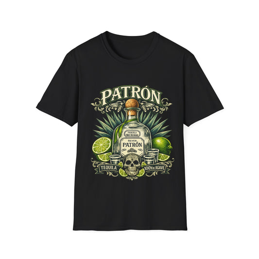 Patrón T-Shirt – Tequila Lover Tee, Premium Spirits Shirt, Bar & Party Merch