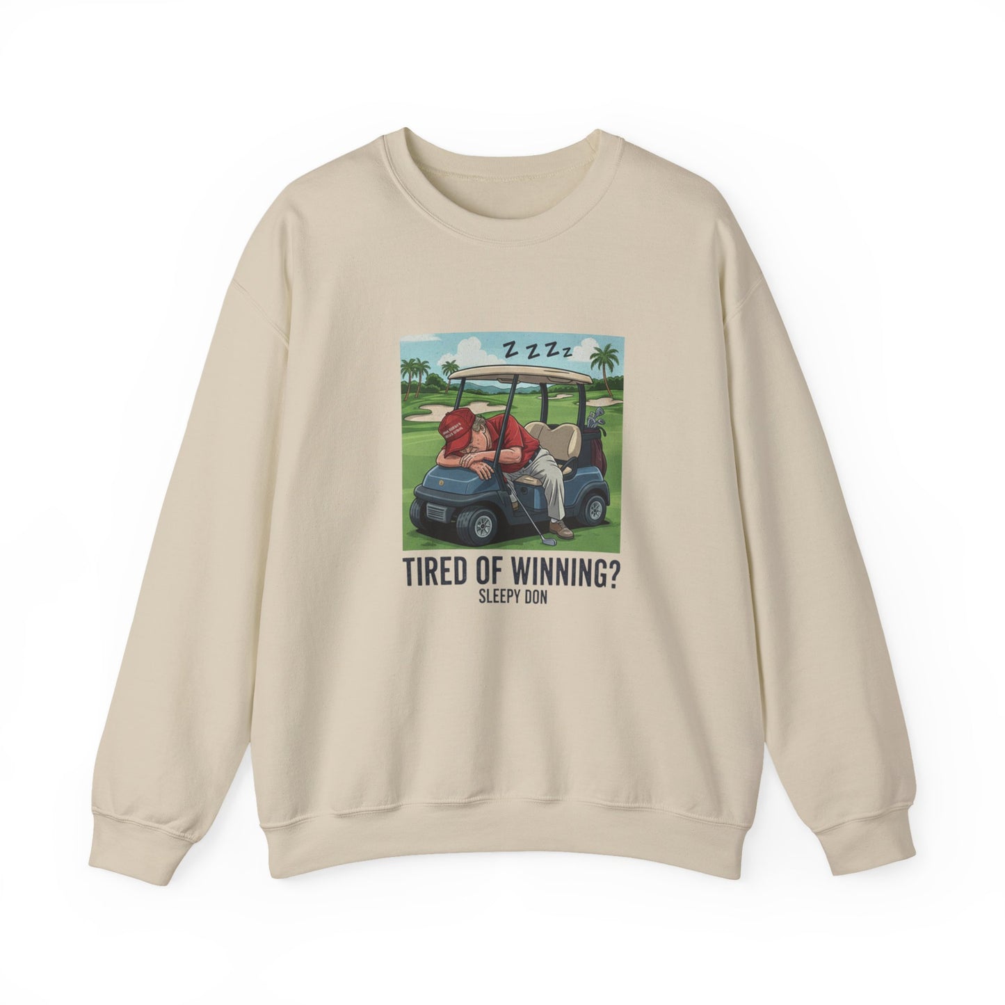 Copy of Copy of 2Crewneck Sweatshirt — Political Satire 'Is He Dead Yet?
