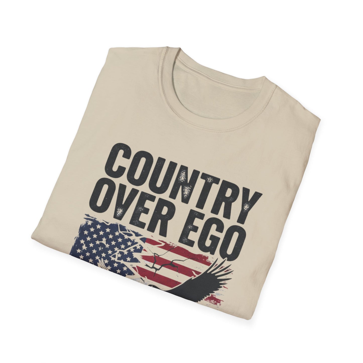 Country Over Ego Anti-Trump T-Shirt | Patriotic Political Apparel
