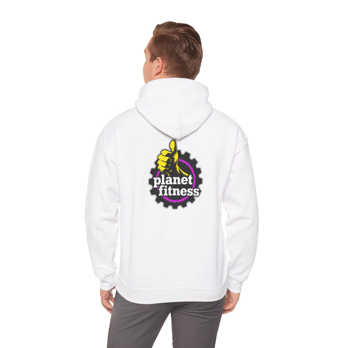Planet Fitness Inspired Hoodie – Unisex Gym Sweatshirt | Cozy Fitness Pullover for Workout Lovers
