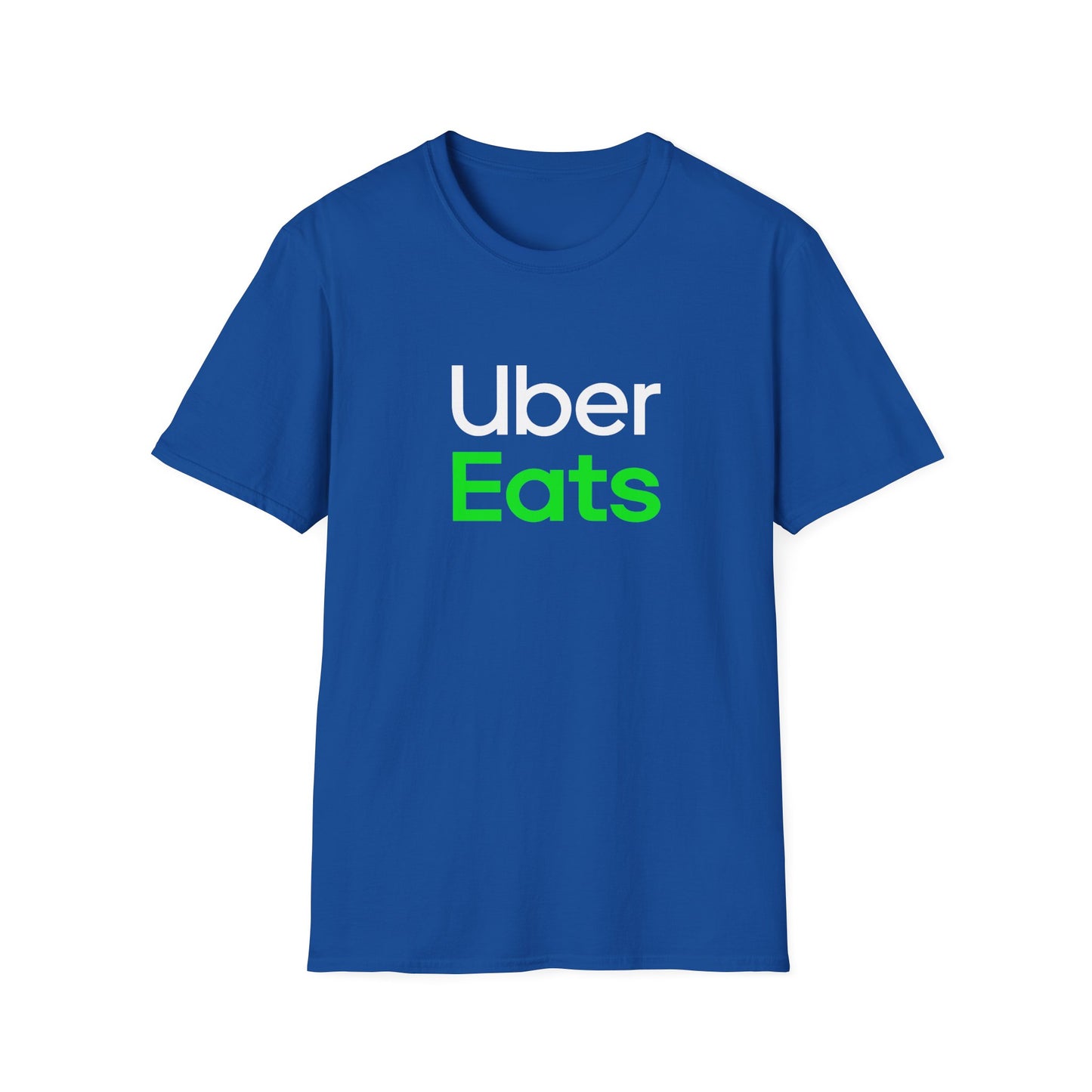 Uber Eats Graphic Tee - Unisex Cotton T-Shirt for Delivery Driver & Courier Gear | Official Uber Merch & Work Uniform | Logistics Apparel Streetwear - Perfect Foodie Gift & Uber Gift Delivery App Clothing