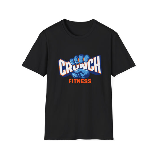 Crunch Fitness T-Shirt – Gym Workout Graphic Tee – Fitness Lover Training Shirt – Unisex Athletic Top for Men & Women
