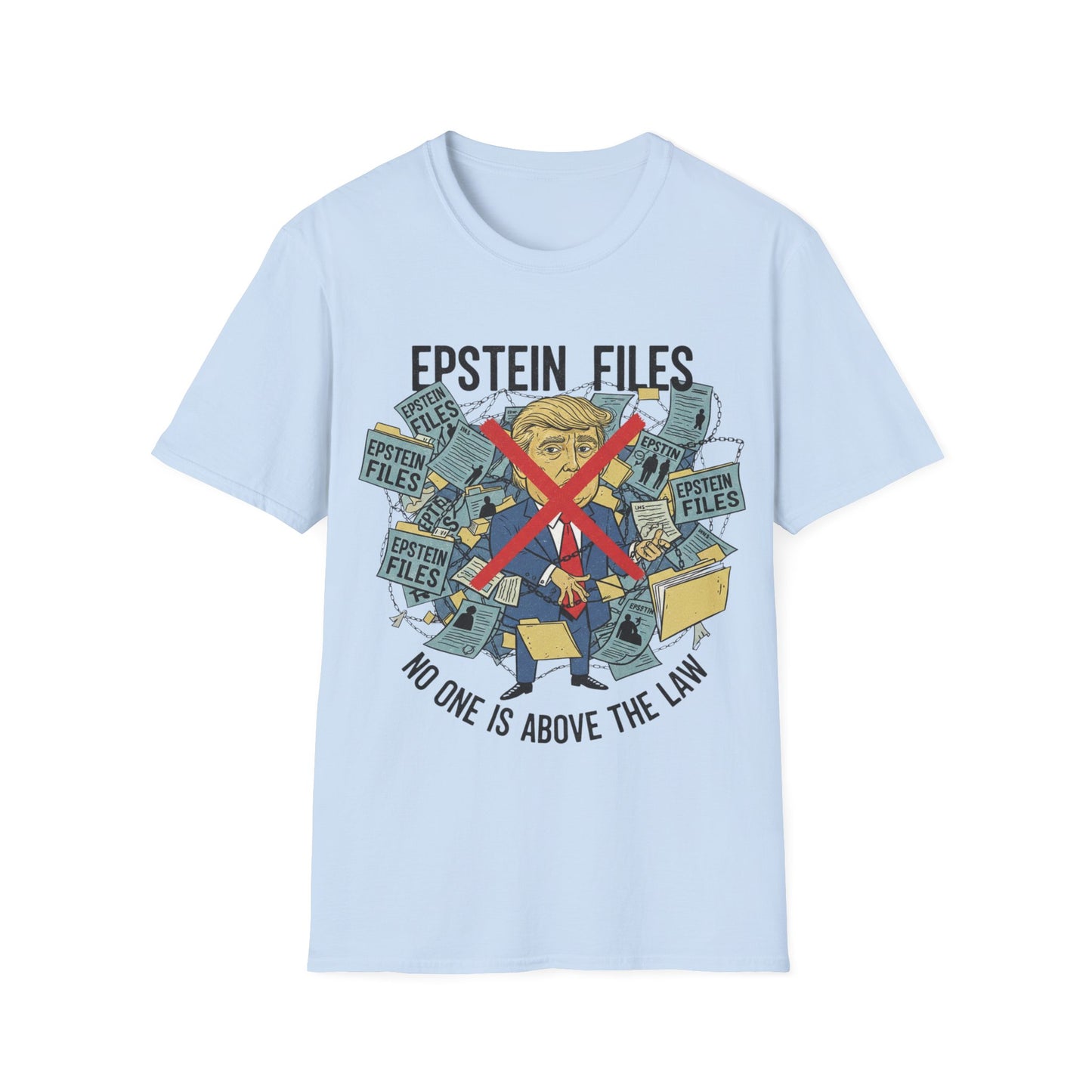 Trump in Epstein Files T-Shirt | Release the List Political Tee