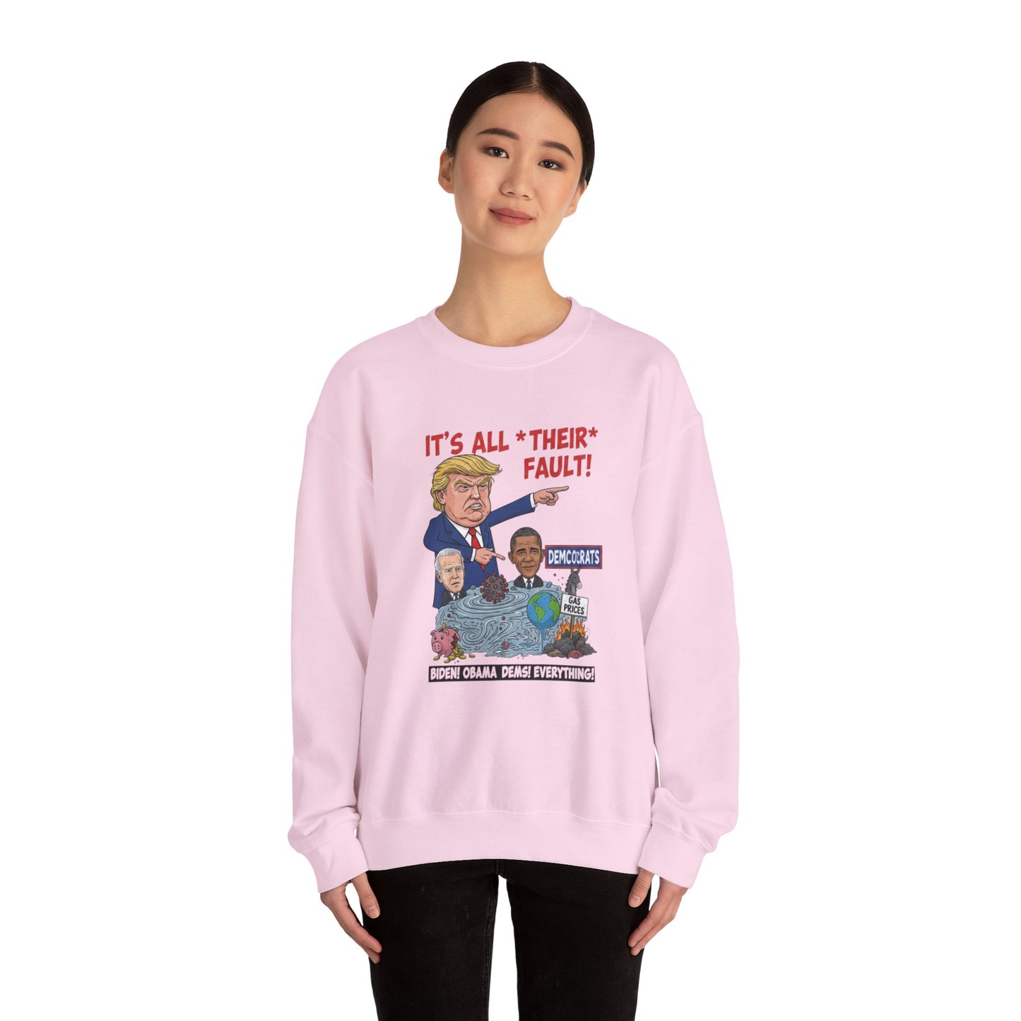 4of Crewneck Sweatshirt — Political Satire 'Is He Dead Yet?