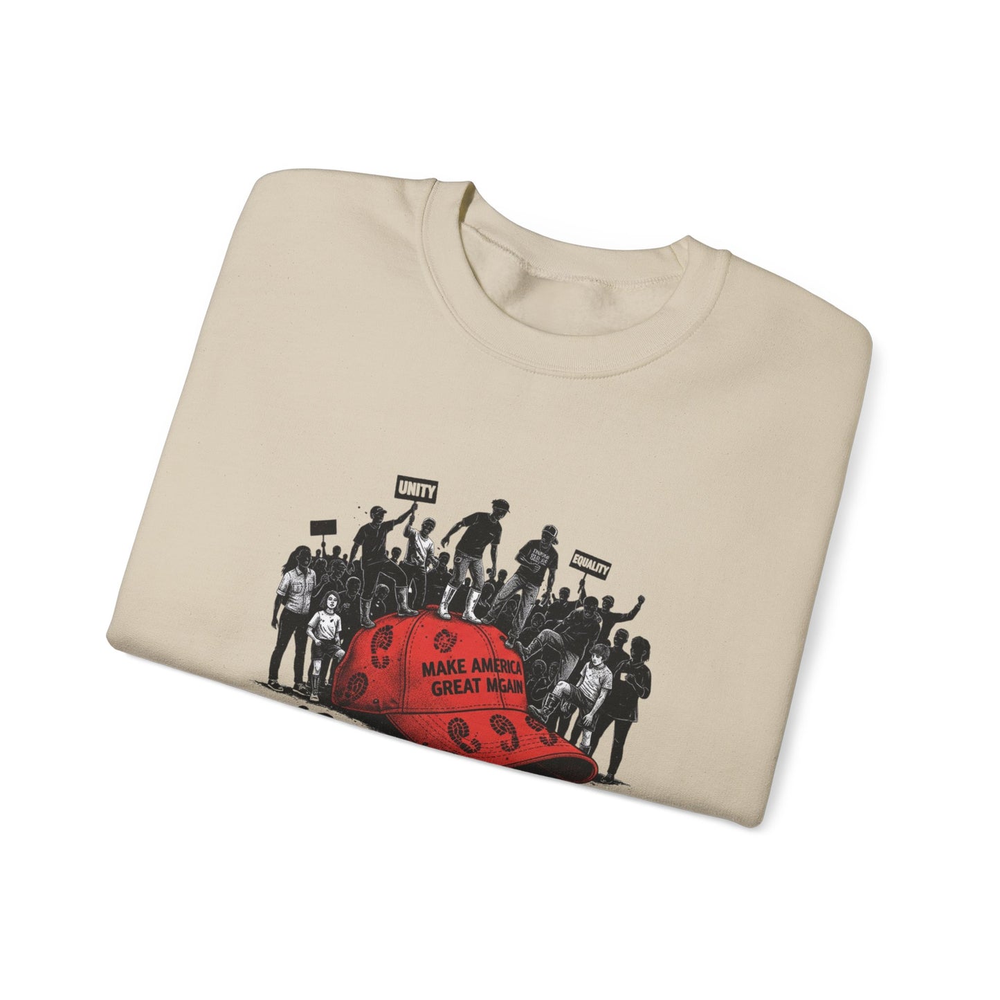 Copy of 2Crewneck Sweatshirt — Political Satire 'Is He Dead Yet?