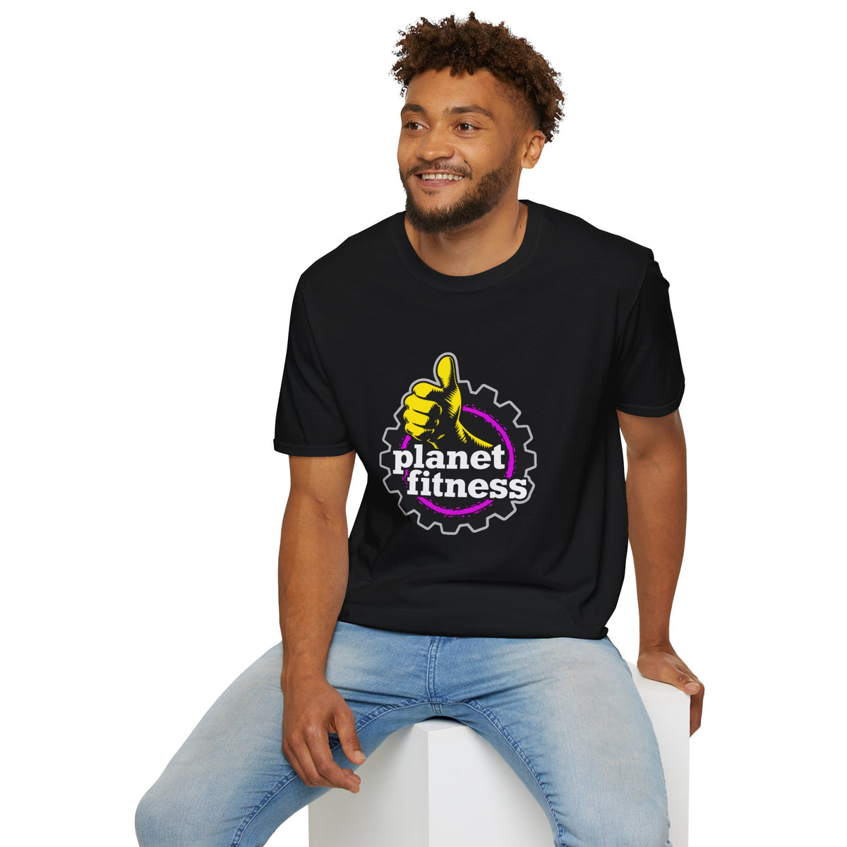 Planet Fitness Inspired Workout T-Shirt – Gym Tee for Fitness Lovers | Unisex Casual Gym Shirt