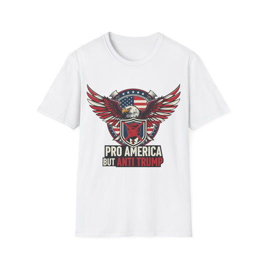 Pro America Anti-Trump T-Shirt | Patriotic Democracy & Protest Apparel