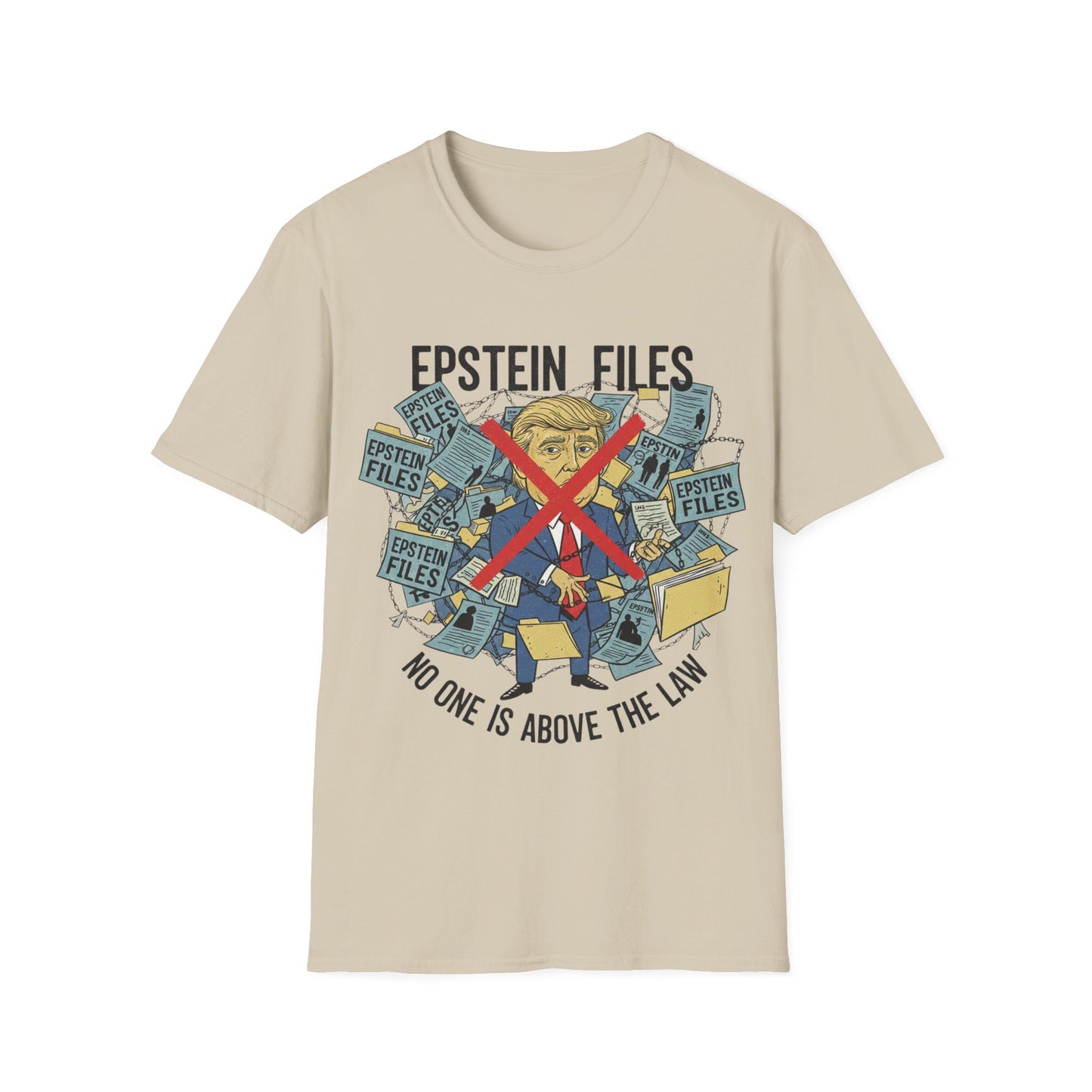 Trump in Epstein Files T-Shirt | Release the List Political Tee