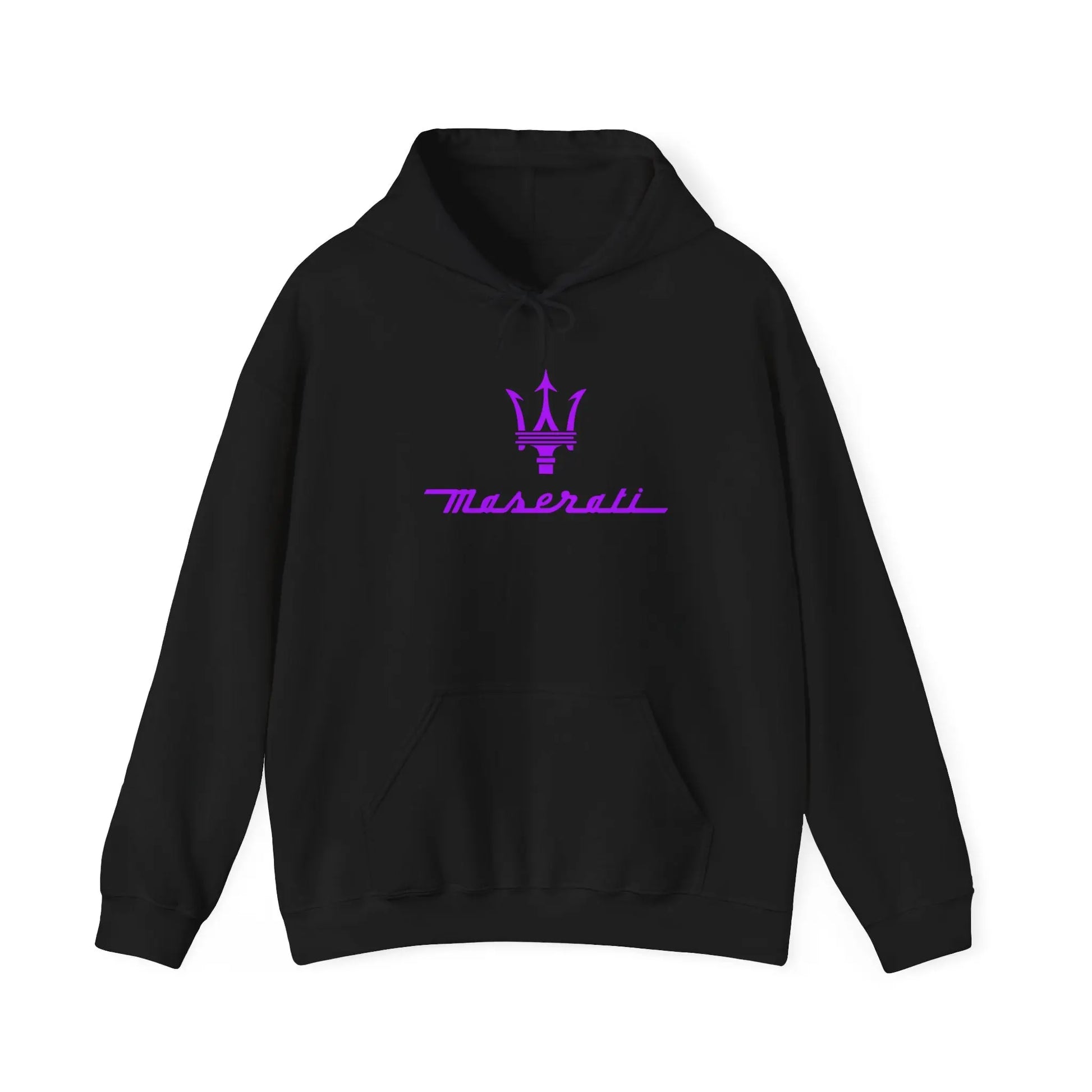 Sophisticated Style: Maserati Ghibli Country Field Black Hoodie - Black Threadz