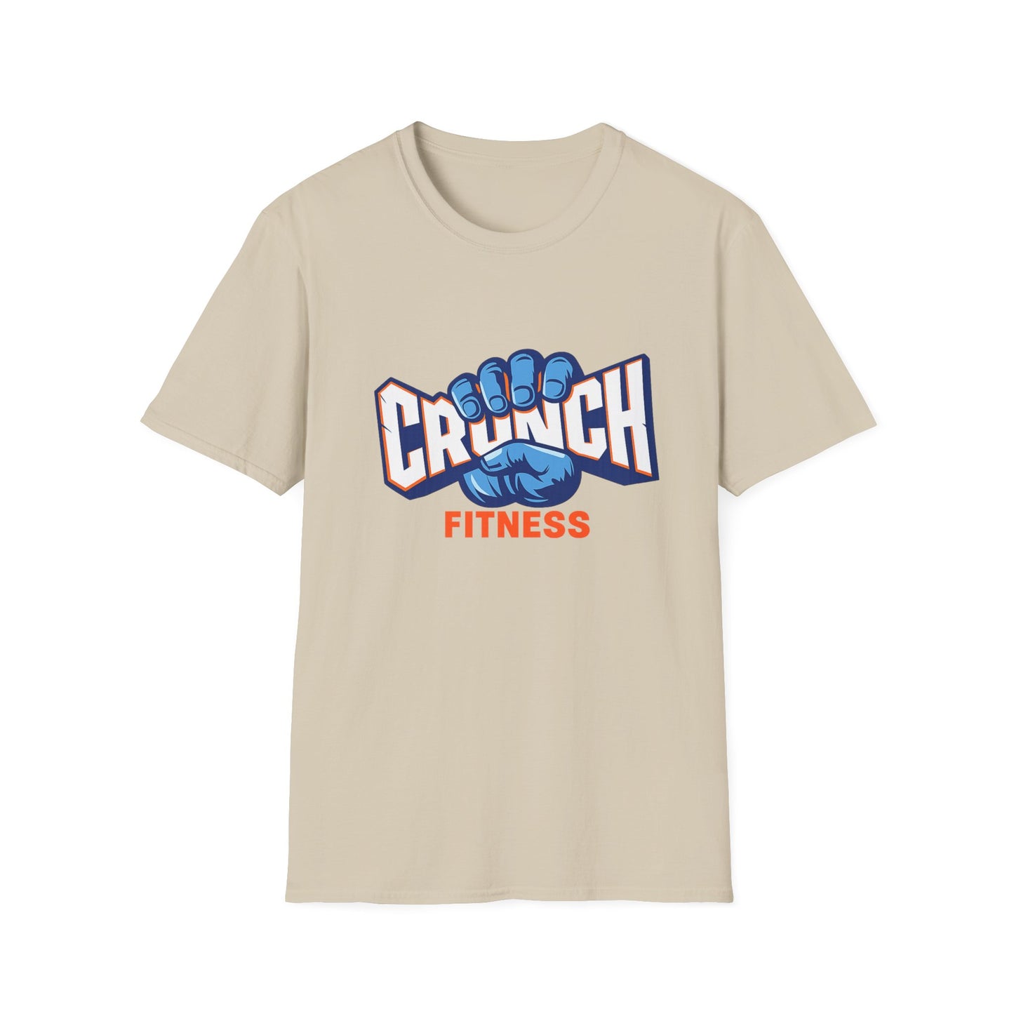 Crunch Fitness T-Shirt – Gym Workout Graphic Tee – Fitness Lover Training Shirt – Unisex Athletic Top for Men & Women