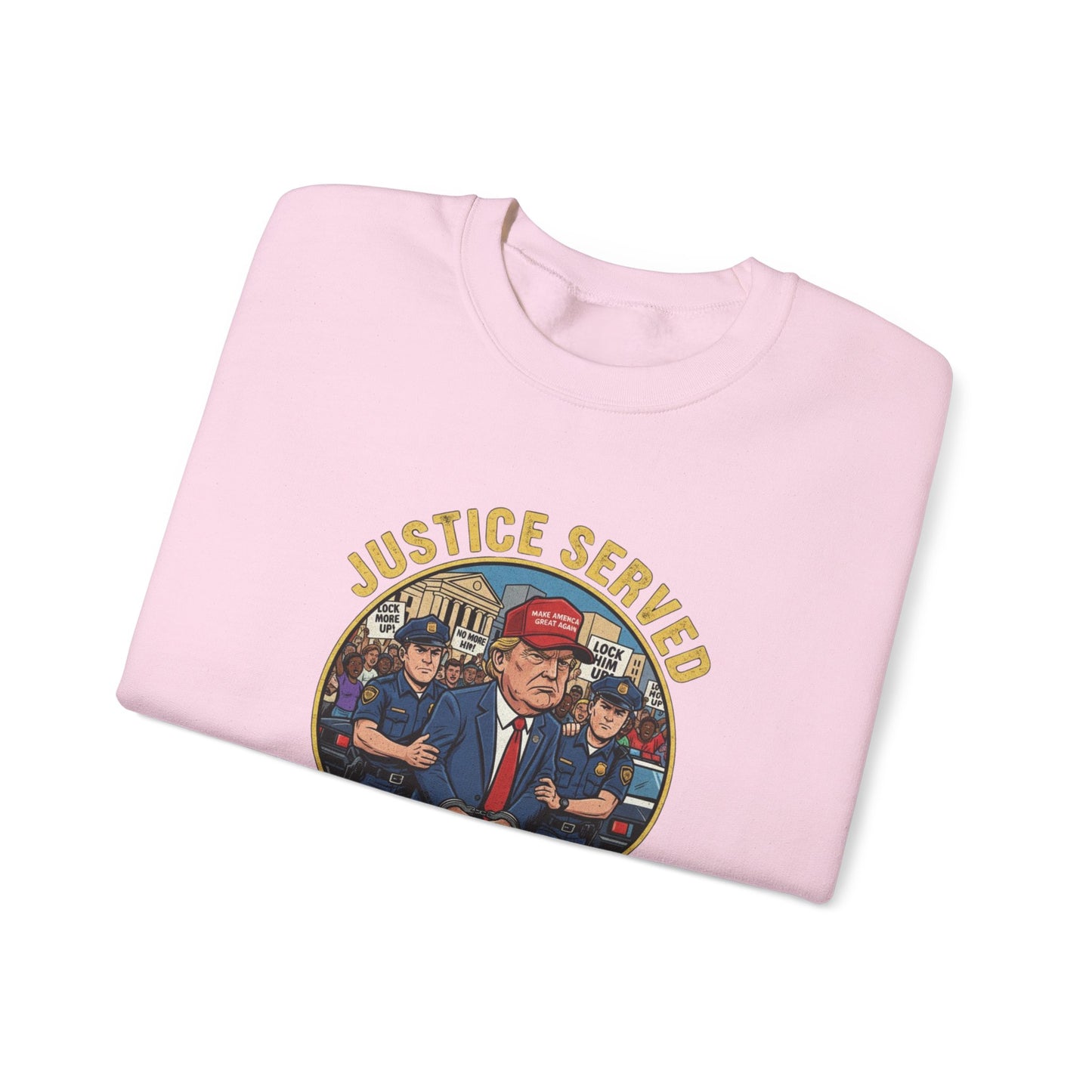 8 Crewneck Sweatshirt — Political Satire 'Is He Dead Yet?