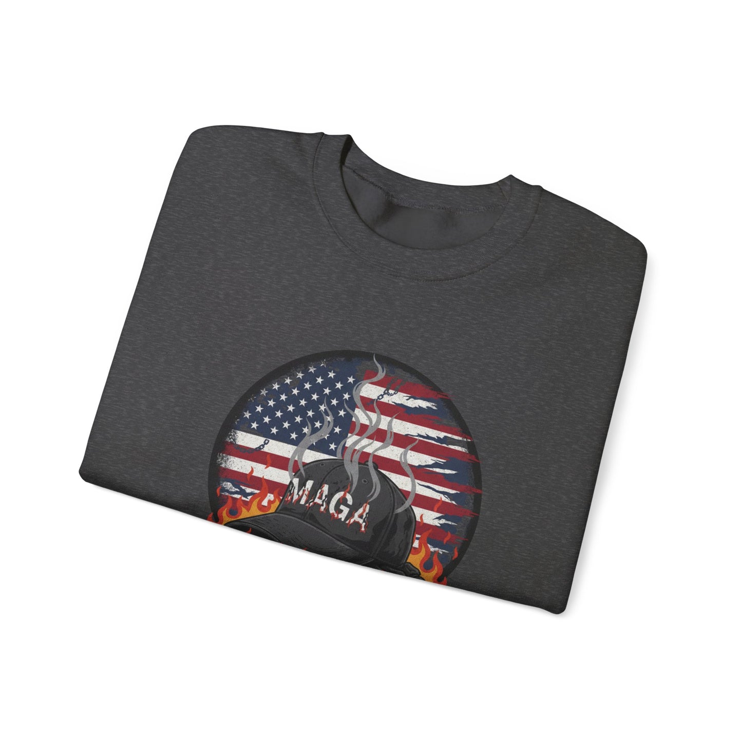 Copy of 8 Crewneck Sweatshirt — Political Satire 'Is He Dead Yet?