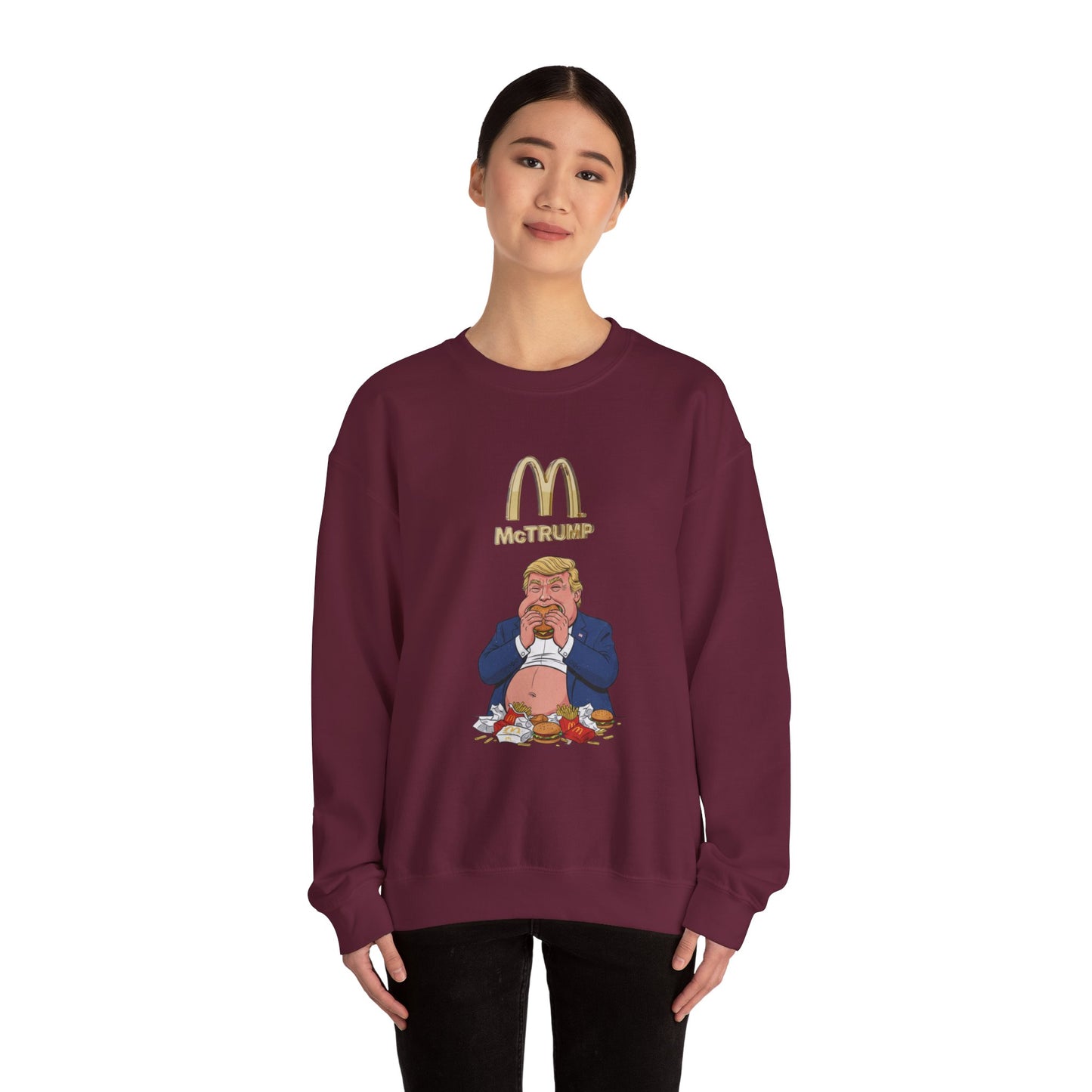 1Crewneck Sweatshirt — Political Satire 'Is He Dead Yet?